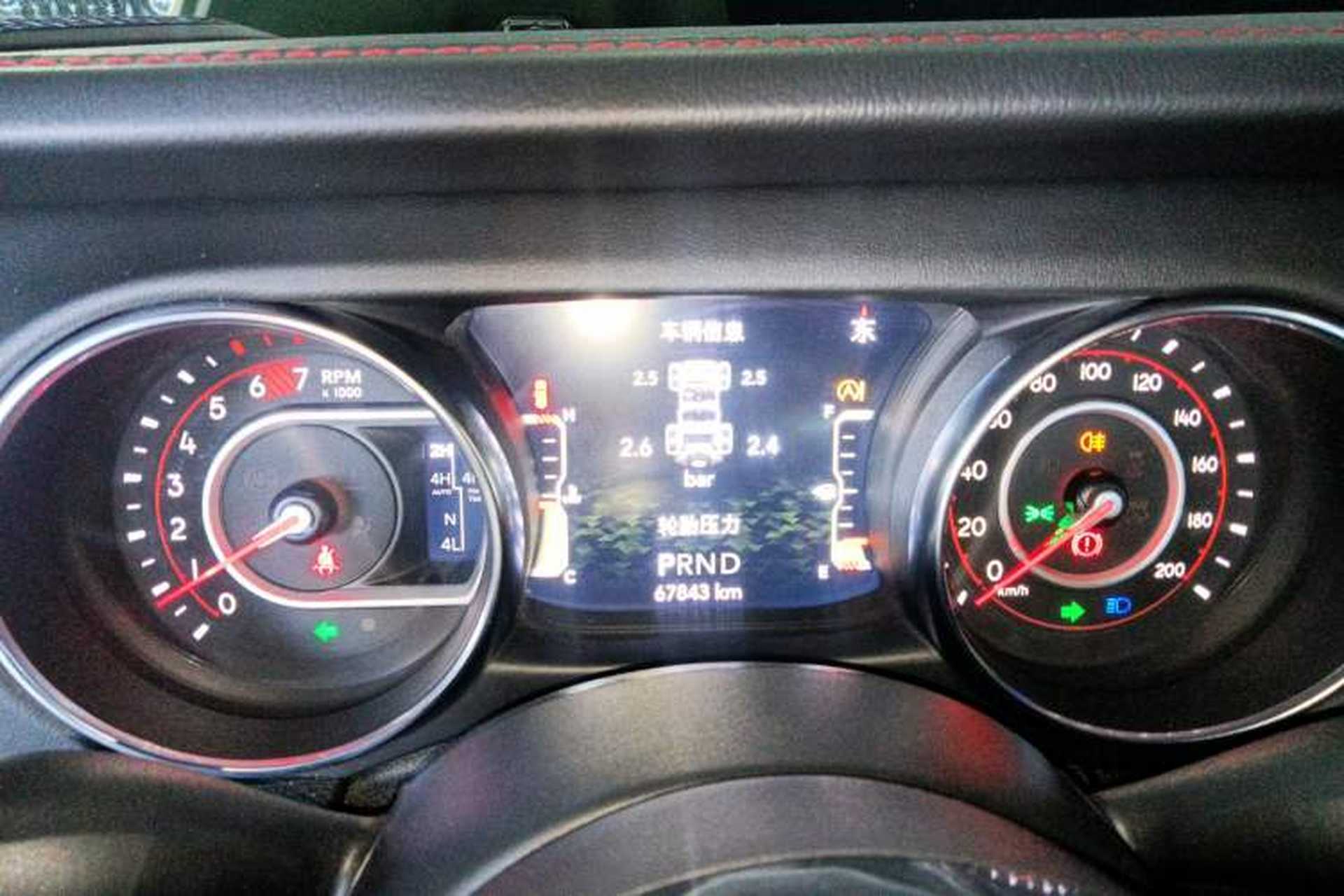 Used Jeep Wrangler 2020 2.0T Rubicon Recon Four-Door Jungle Hero Limited Edition Instrument Cluster