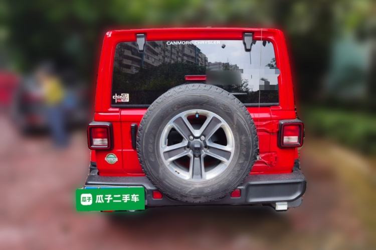 Used Jeep Wrangler 2020 2.0T automatic four-door parallel imported vehicle Rear