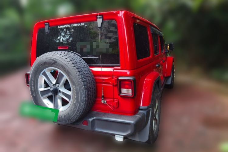 Used Jeep Wrangler 2020 2.0T automatic four-door parallel imported vehicle Rear Right 45 Deg