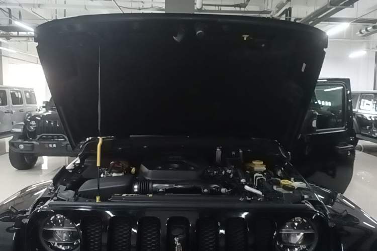 Used Jeep Wrangler 2021 2.0T Sahara Four-Door Edition Engine Bay