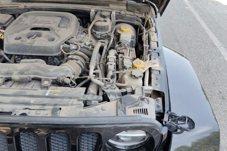 Used Jeep Wrangler 2021 2.0T Sahara Four-Door Edition Engine Bay Left