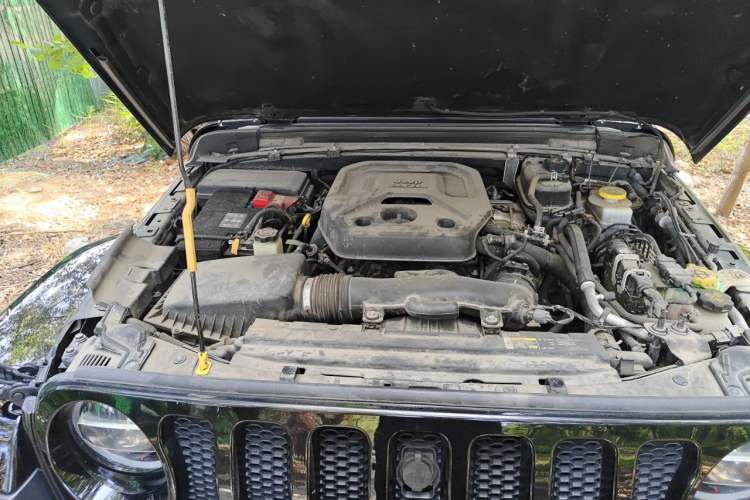 Used Jeep Wrangler 2021 2.0T Sahara Four-Door Edition Engine Bay Right