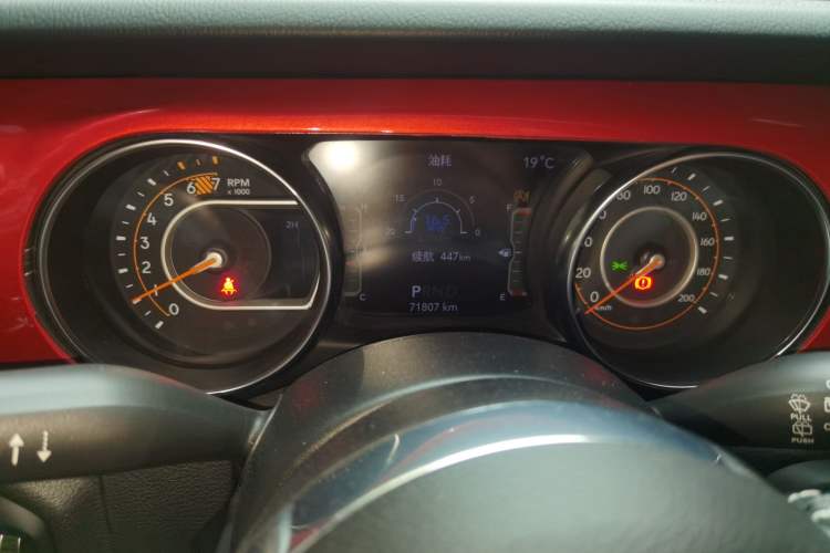 Used Jeep Wrangler 2021 2.0T Sahara Four-Door Edition Instrument Cluster