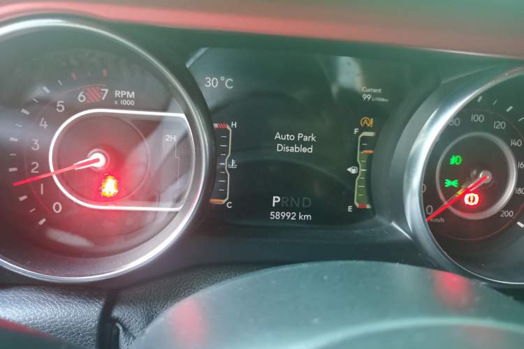 Used Jeep Wrangler 2021 2.0T Robin Hood Four-Door Edition Instrument Cluster