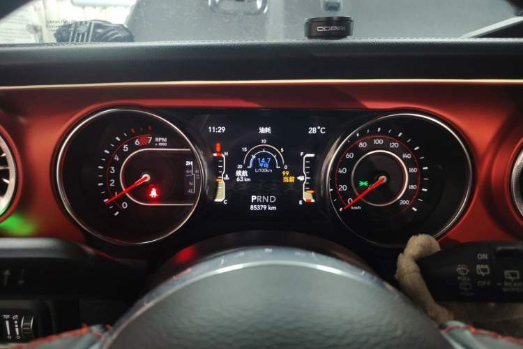 Used Jeep Wrangler 2021 2.0T Robin Hood Four-Door Edition Instrument Cluster