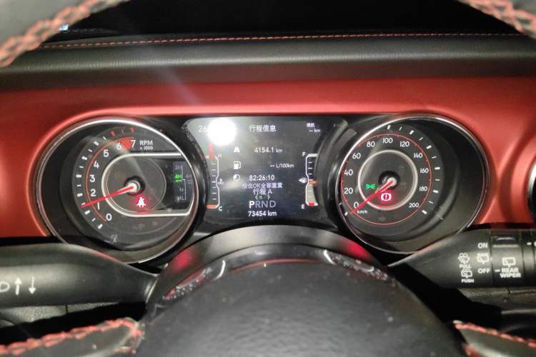 Used Jeep Wrangler 2021 2.0T Robin Hood Four-Door Edition Instrument Cluster