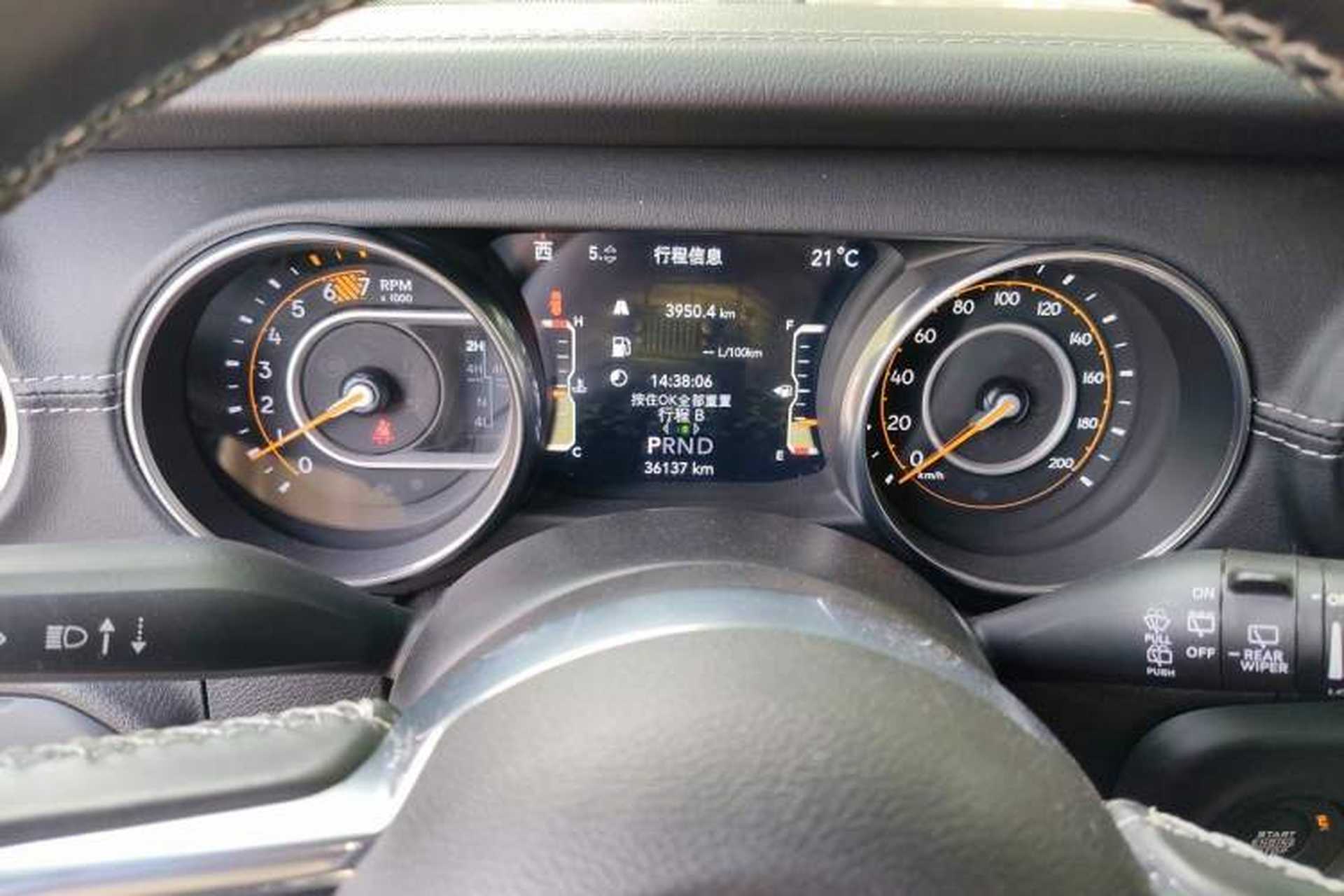 Used Jeep Wrangler 2021 2.0T Sahara Four-Door Edition Instrument Cluster