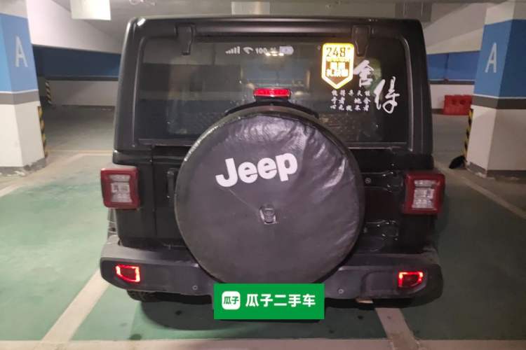 Used Jeep Wrangler 2021 2.0T Sahara Four-Door Edition Rear