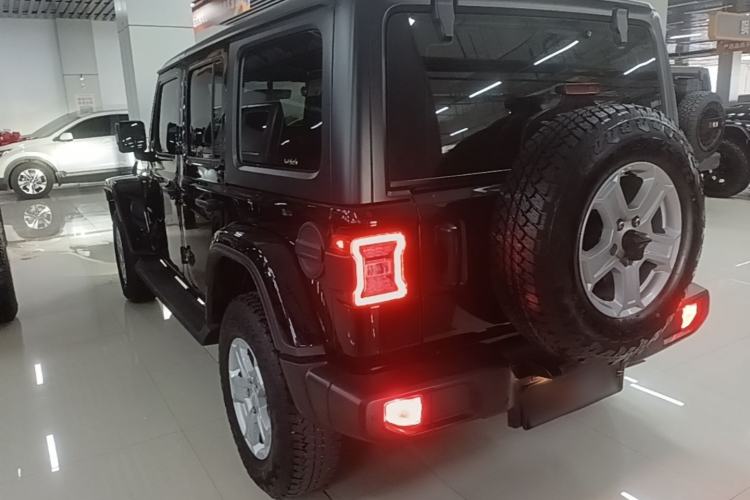 Used Jeep Wrangler 2021 2.0T Sahara Four-Door Edition Rear Left 45 Deg