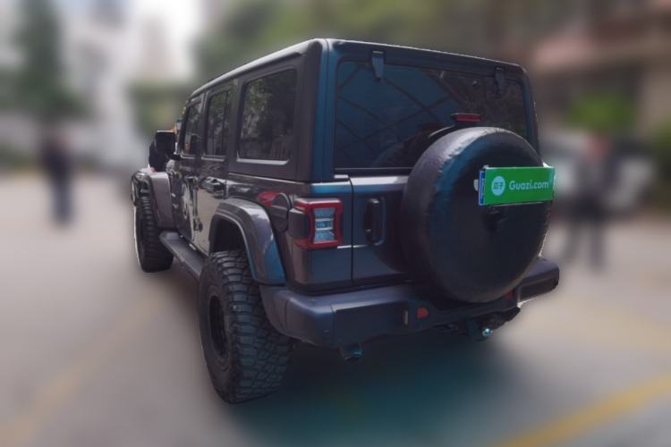 Used Jeep Wrangler 2021 2.0T Sahara Four-Door Edition Rear Left 45 Deg