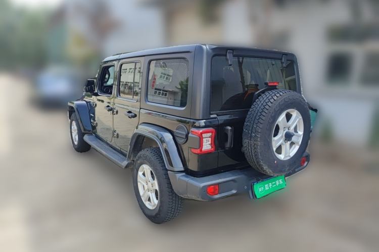 Used Jeep Wrangler 2021 2.0T Sahara Four-Door Edition Rear Left 45 Deg