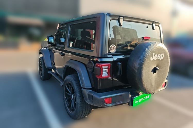 Used Jeep Wrangler 2021 2.0T Robin Hood two-door version Rear Left 45 Deg