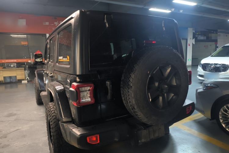 Used Jeep Wrangler 2021 2.0T Sahara Four-Door Edition Rear Left 45 Deg