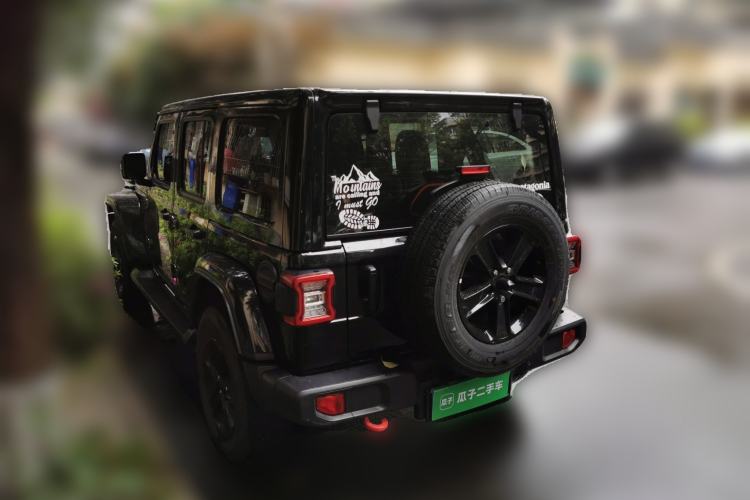 Used Jeep Wrangler 2021 2.0T Sahara Four-Door Edition Rear Left 45 Deg