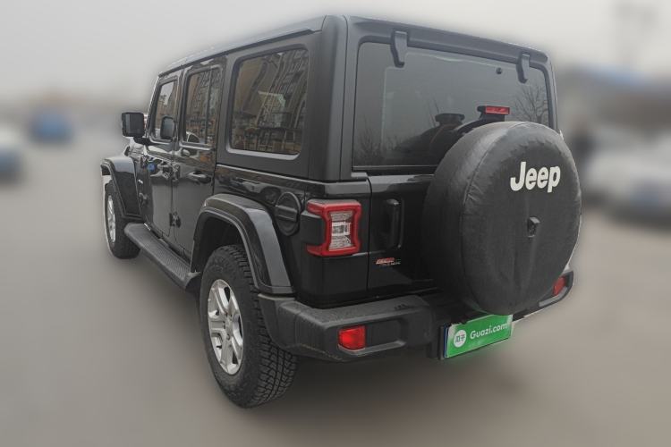 Used Jeep Wrangler 2021 2.0T Sahara Four-Door Edition Rear Left 45 Deg
