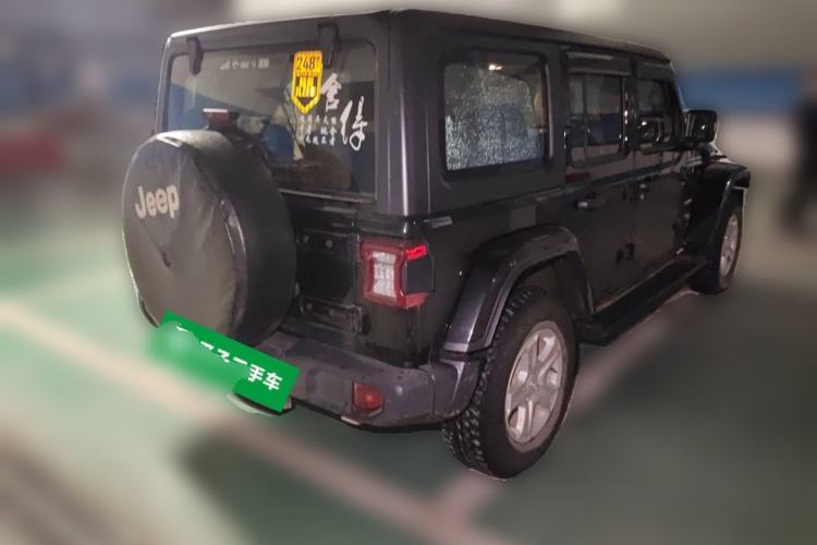 Used Jeep Wrangler 2021 2.0T Sahara Four-Door Edition Rear Right 45 Deg