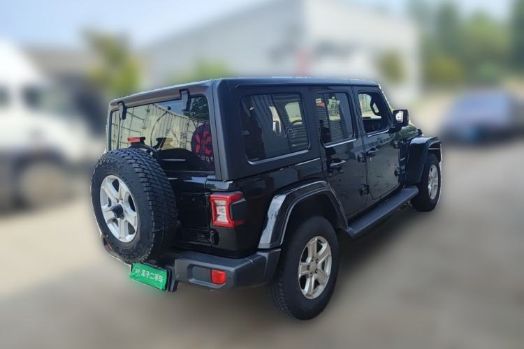 Used Jeep Wrangler 2021 2.0T Sahara Four-Door Edition Rear Right 45 Deg