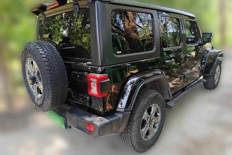 Used Jeep Wrangler 2021 2.0T Sahara Four-Door Edition Rear Right 45 Deg