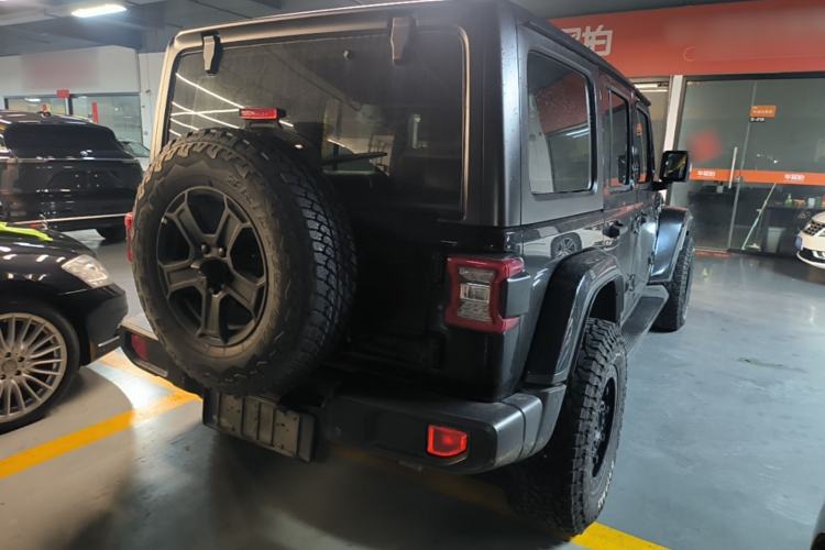 Used Jeep Wrangler 2021 2.0T Sahara Four-Door Edition Rear Right 45 Deg