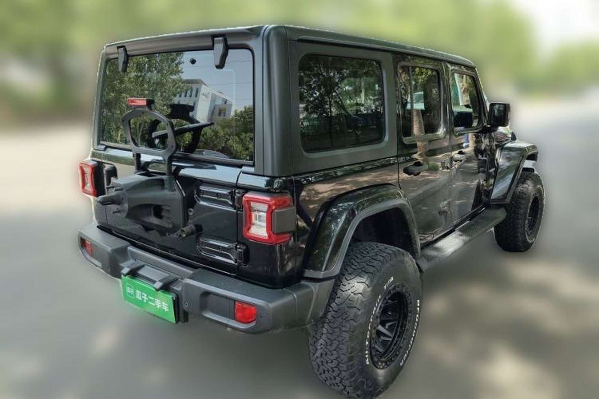 Used Jeep Wrangler 2021 2.0T Sahara Four-Door Edition Rear Right 45 Deg