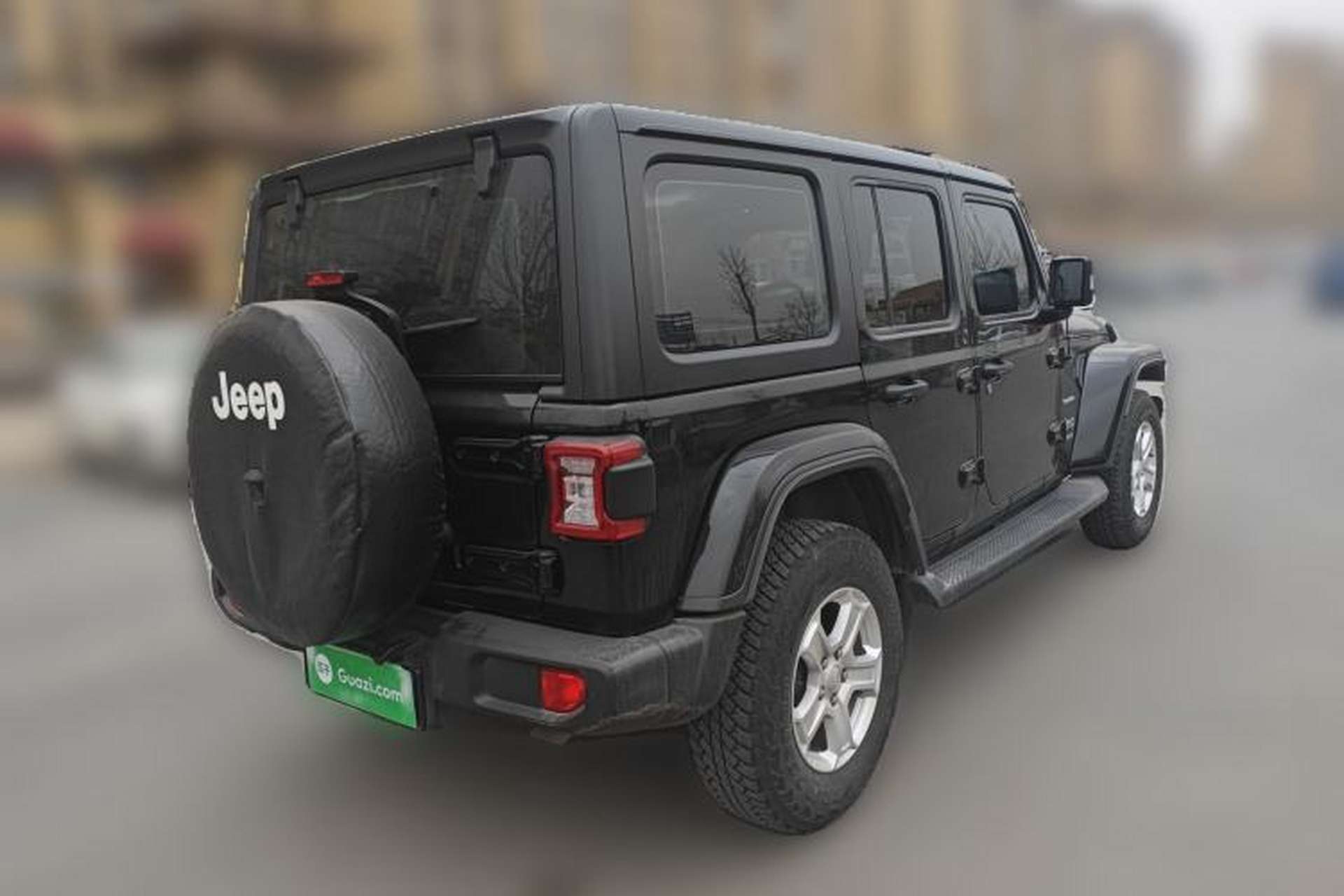Used Jeep Wrangler 2021 2.0T Sahara Four-Door Edition Rear Right 45 Deg