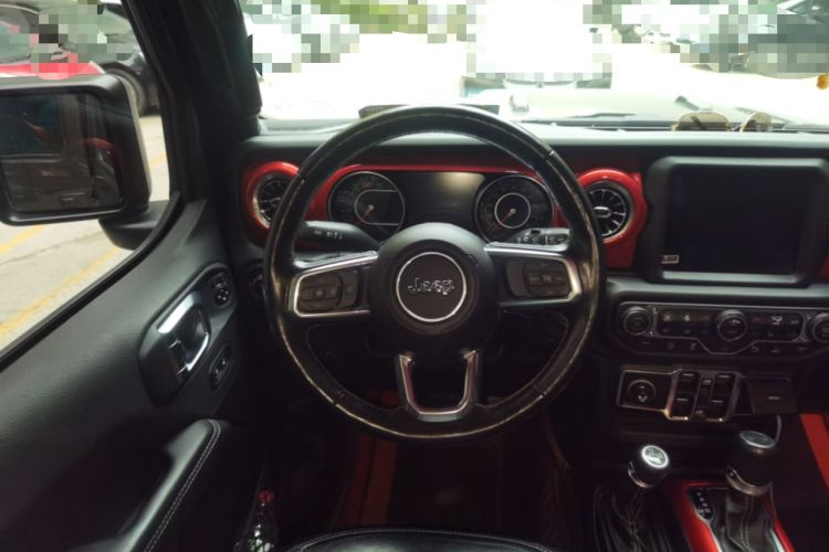 Used Jeep Wrangler 2021 2.0T Sahara Four-Door Edition Steering Wheel