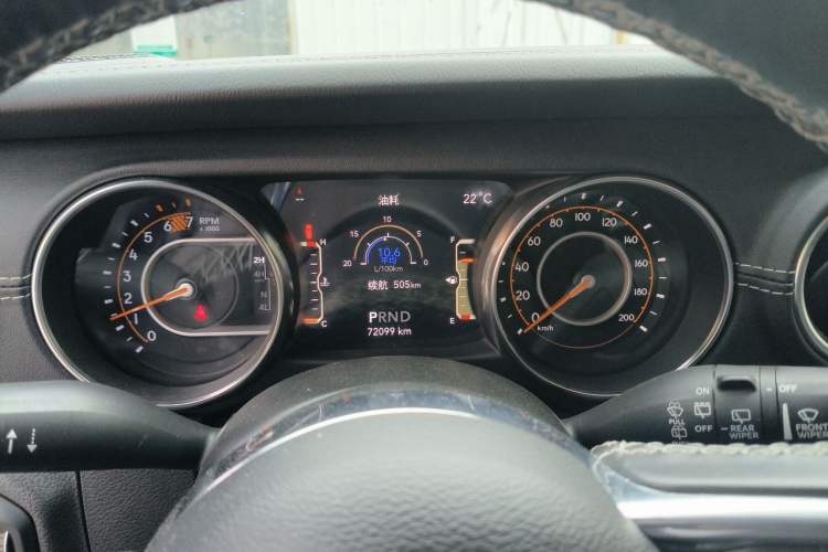 Used Jeep Wrangler 2021 2.0T Sahara Four-Door Edition Instrument Cluster