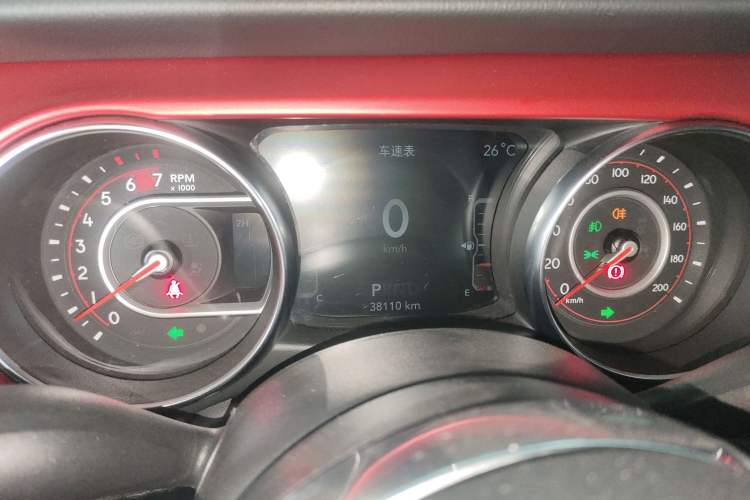 Used Jeep Wrangler 2021 2.0T Robin Hood Four-Door Edition Instrument Cluster