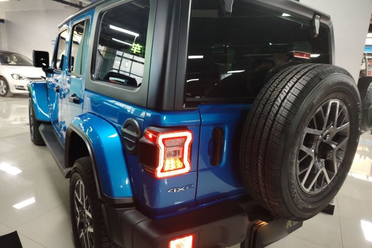 Used Jeep Wrangler 2021 2.0T Sahara Four-Door Edition Rear Left 45 Deg