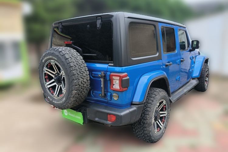 Used Jeep Wrangler 2021 2.0T Sahara Four-Door Edition Rear Right 45 Deg