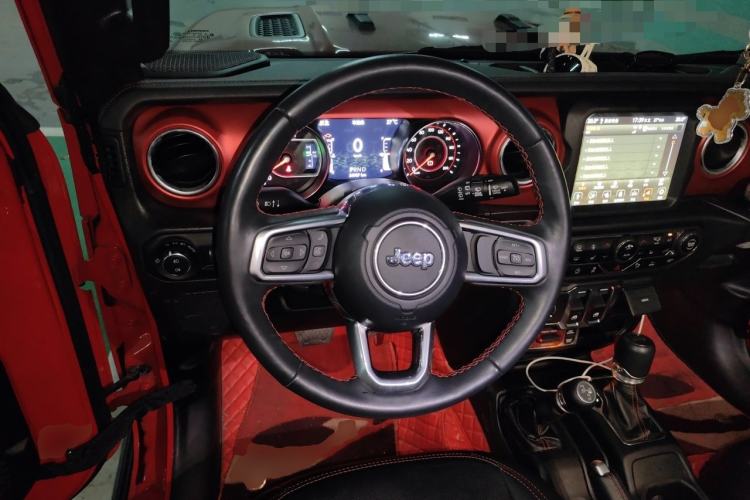 Used Jeep Wrangler 2021 2.0T Robin Hood two-door version Steering Wheel
