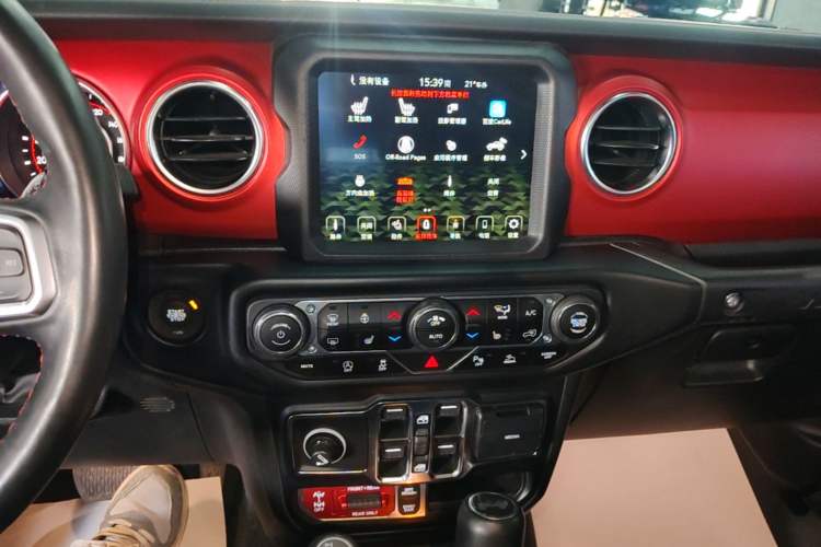 Used Jeep Wrangler 2021 2.0T Robin Hood Four-Door Edition Audio And AC Panel