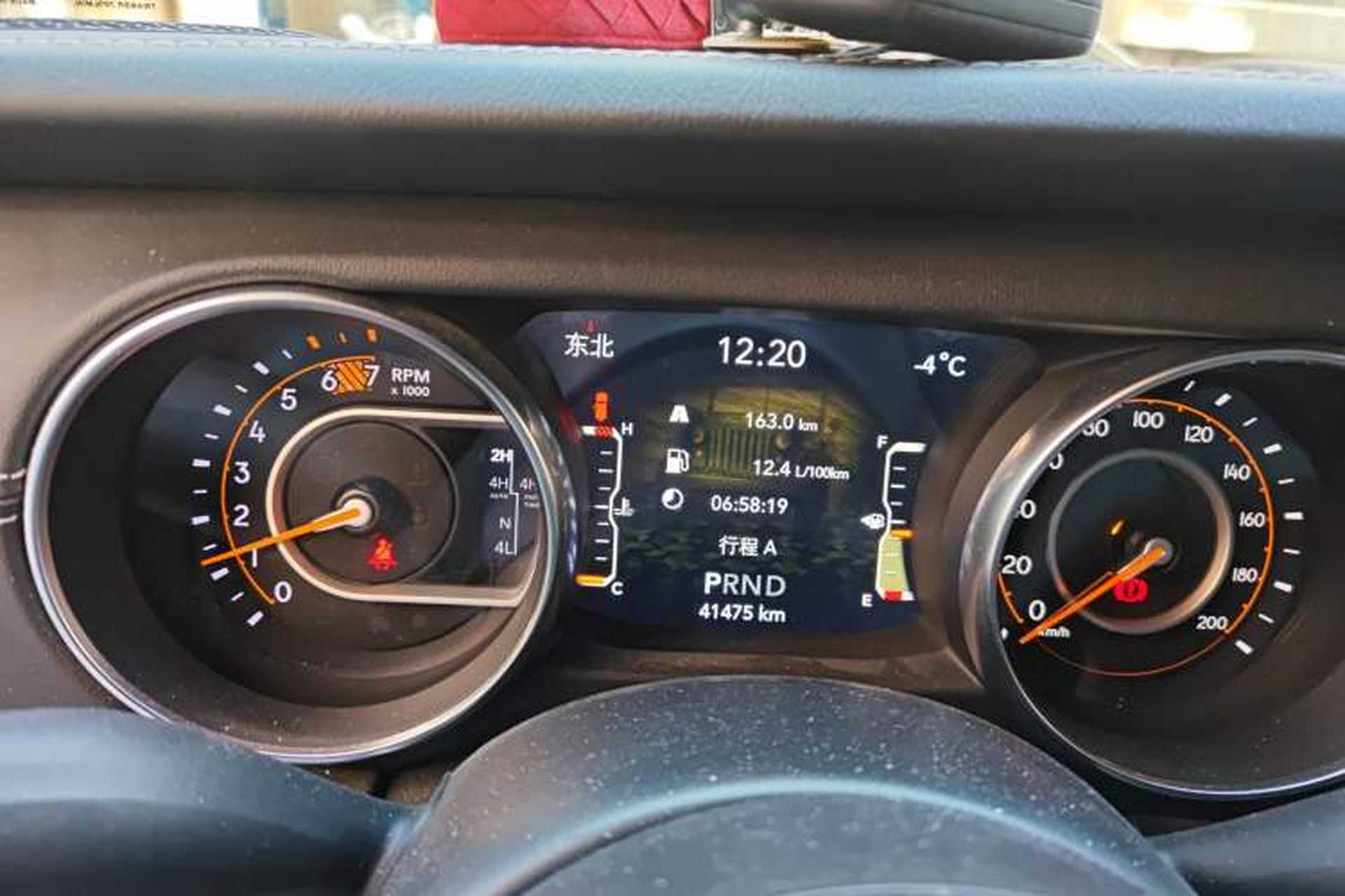 Used Jeep Wrangler 2021 2.0T Sahara Four-Door Edition Instrument Cluster