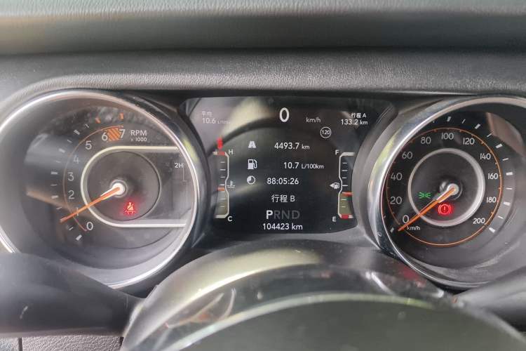 Used Jeep Wrangler 2021 2.0T 80th Anniversary Edition Instrument Cluster