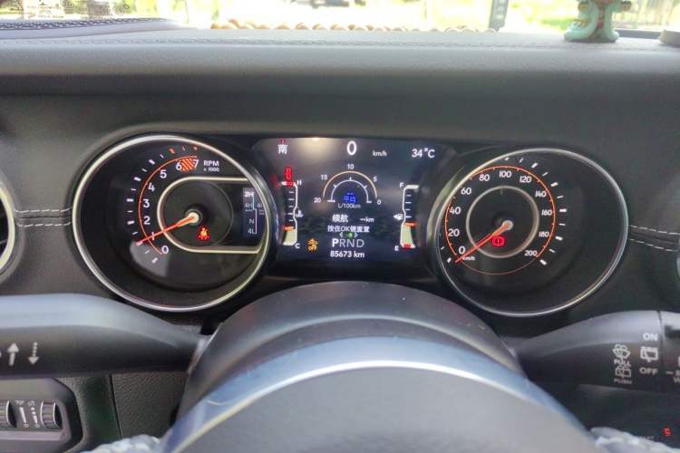 Used Jeep Wrangler 2021 2.0T 80th Anniversary Edition Instrument Cluster