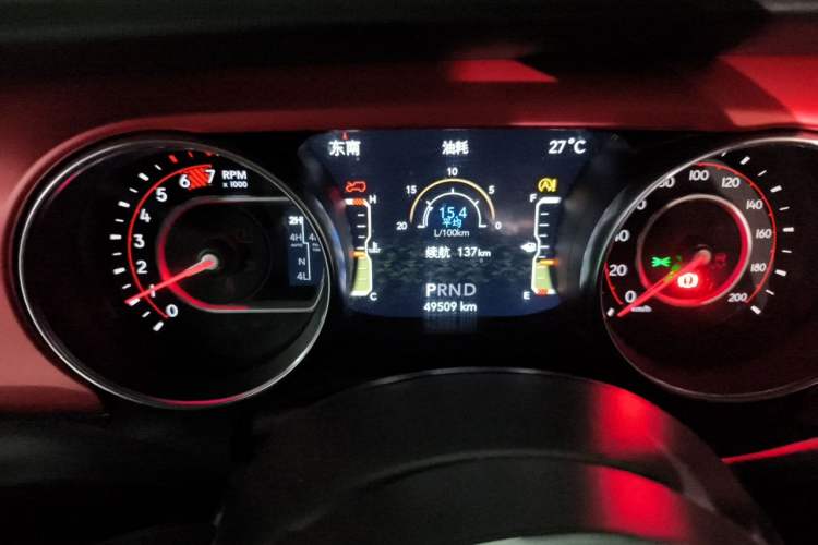 Used Jeep Wrangler 2021 2.0T Robin Hood Four-Door Edition Instrument Cluster