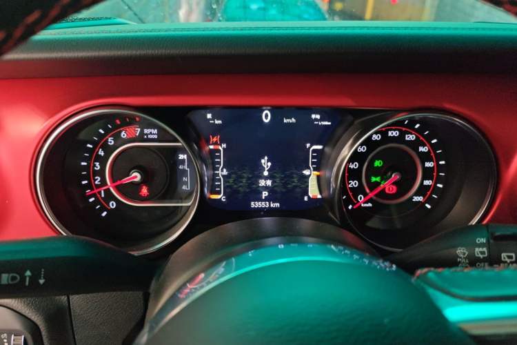 Used Jeep Wrangler 2021 2.0T Robin Hood Four-Door Edition Instrument Cluster