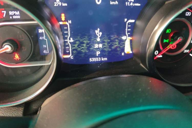 Used Jeep Wrangler 2021 2.0T Robin Hood Four-Door Edition Odometer Close Up