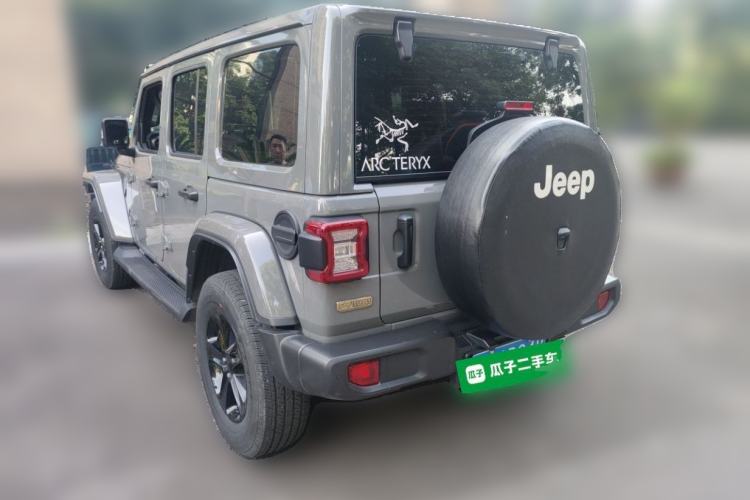 Used Jeep Wrangler 2021 2.0T Sahara Four-Door Edition Rear Left 45 Deg