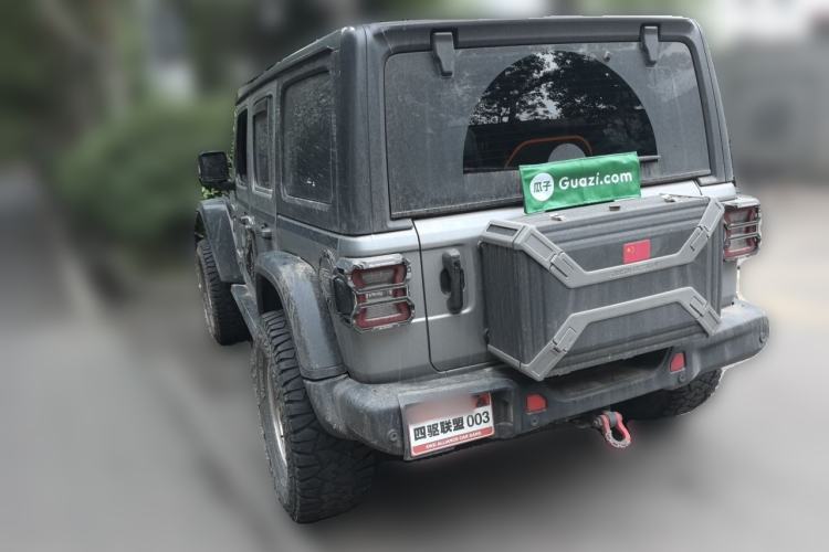 Used Jeep Wrangler 2021 2.0T Sahara Four-Door Edition Rear Left 45 Deg