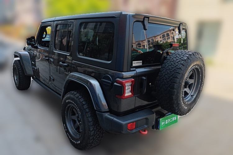 Used Jeep Wrangler 2021 2.0T Sahara Four-Door Edition Rear Left 45 Deg