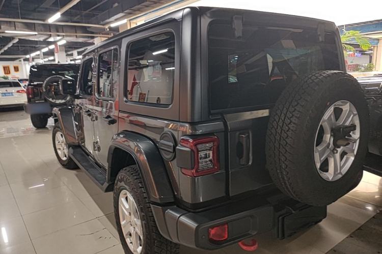 Used Jeep Wrangler 2021 2.0T Sahara Four-Door Edition Rear Left 45 Deg