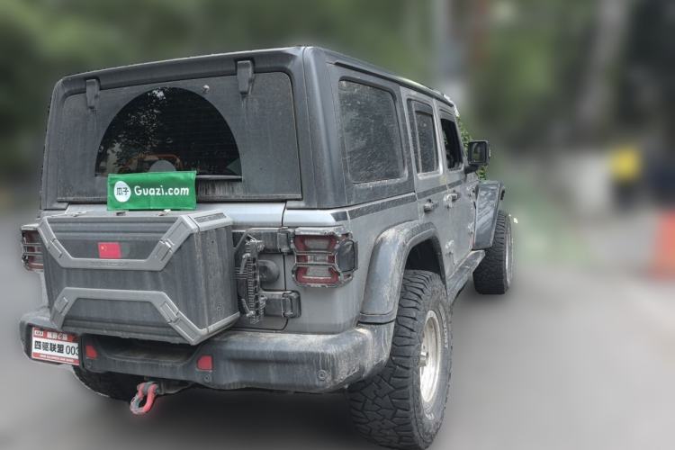Used Jeep Wrangler 2021 2.0T Sahara Four-Door Edition Rear Right 45 Deg
