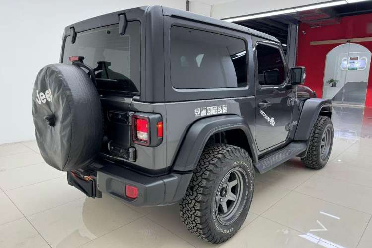 Used Jeep Wrangler 2021 2.0T Sahara Two-Door Edition Rear Right 45 Deg