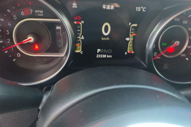 Used Jeep Wrangler 2021 2.0T Robin Hood Four-Door Edition Odometer Close Up