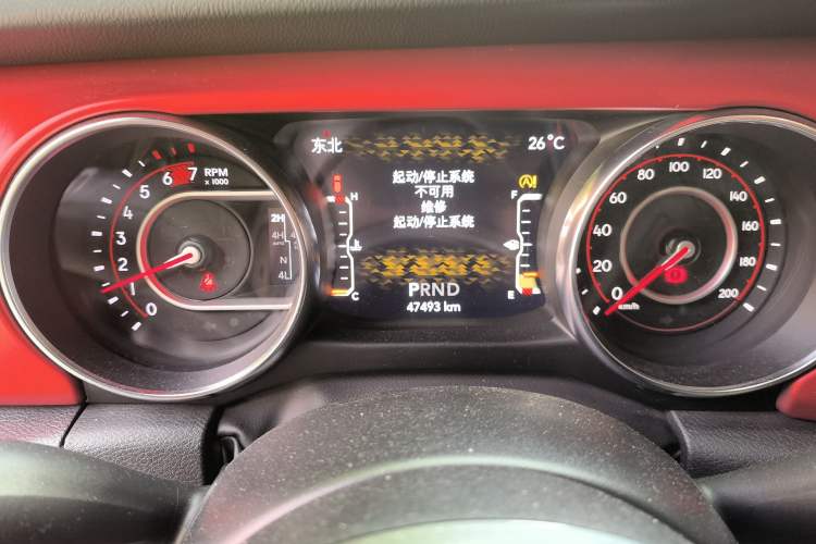 Used Jeep Wrangler 2021 2.0T Robin Hood Four-Door Edition Instrument Cluster