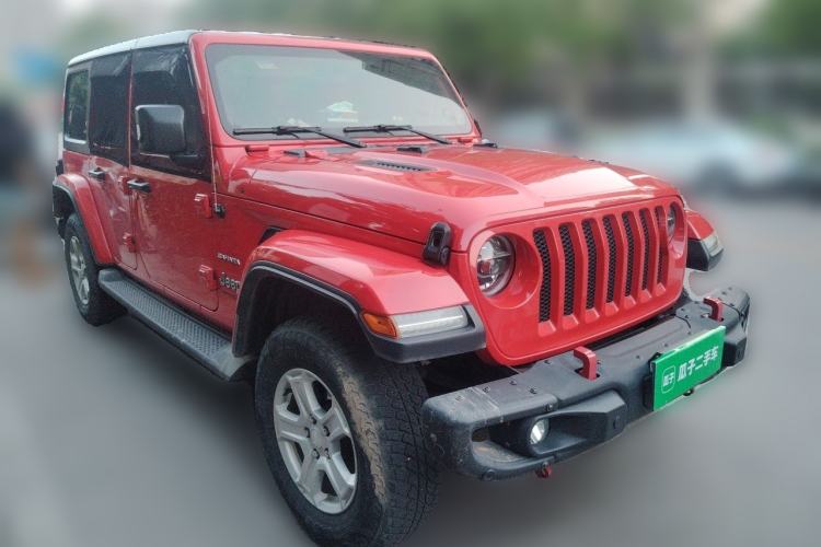 Used Jeep Wrangler 2021 2.0T Sahara Four-Door Edition Front Right 45 Deg