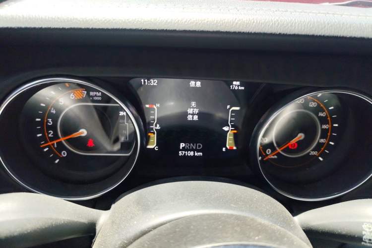 Used Jeep Wrangler 2021 2.0T Sahara Four-Door Edition Instrument Cluster