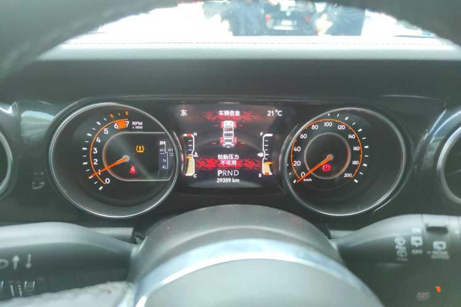 Used Jeep Wrangler 2021 2.0T Sahara Four-Door Edition Instrument Cluster