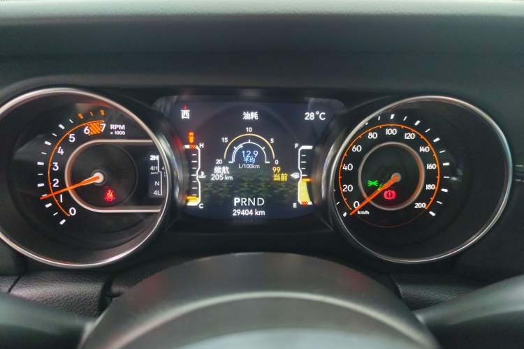 Used Jeep Wrangler 2021 2.0T 80th Anniversary Edition Instrument Cluster